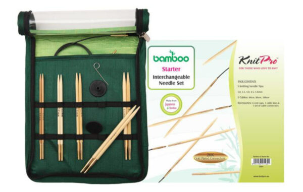 22541 Набор съёмных спиц для начинающих Bamboo KnitPro