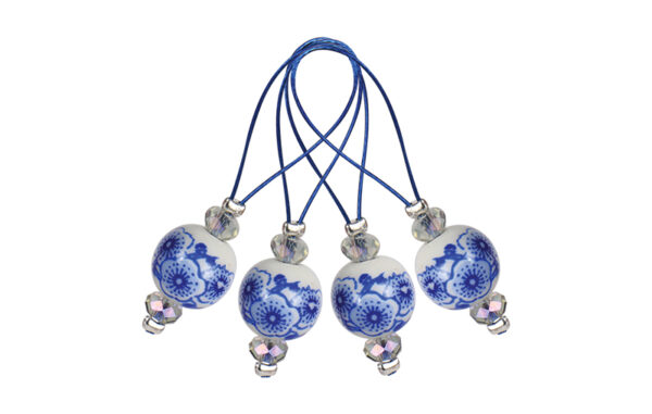 11256 Маркеры петель  ZOONI Blooming Blue KnitPro