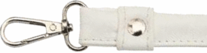 10884 Ручки для сумок (штучна шкіра) з карабіном White KnitPro 10884 Ручки для сумок (штучна шкіра) з карабіном White KnitPro