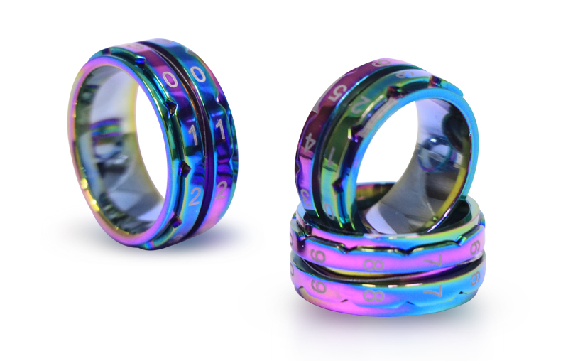 10433 Лічильник рядів Size9(19.0 мм Inner ID) Reinbow Row Counters Rings KnitPro