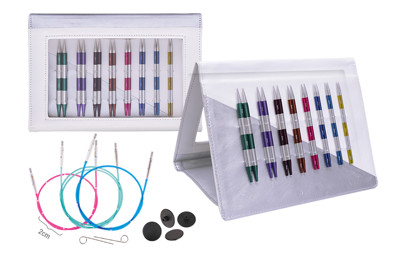 42140 Набір алюмінієвих знімних спиць "Deluxe" (Normal) Smartstix KnitPro 42140 Набір алюмінієвих знімних спиць "Deluxe" (Normal) Smartstix KnitPro