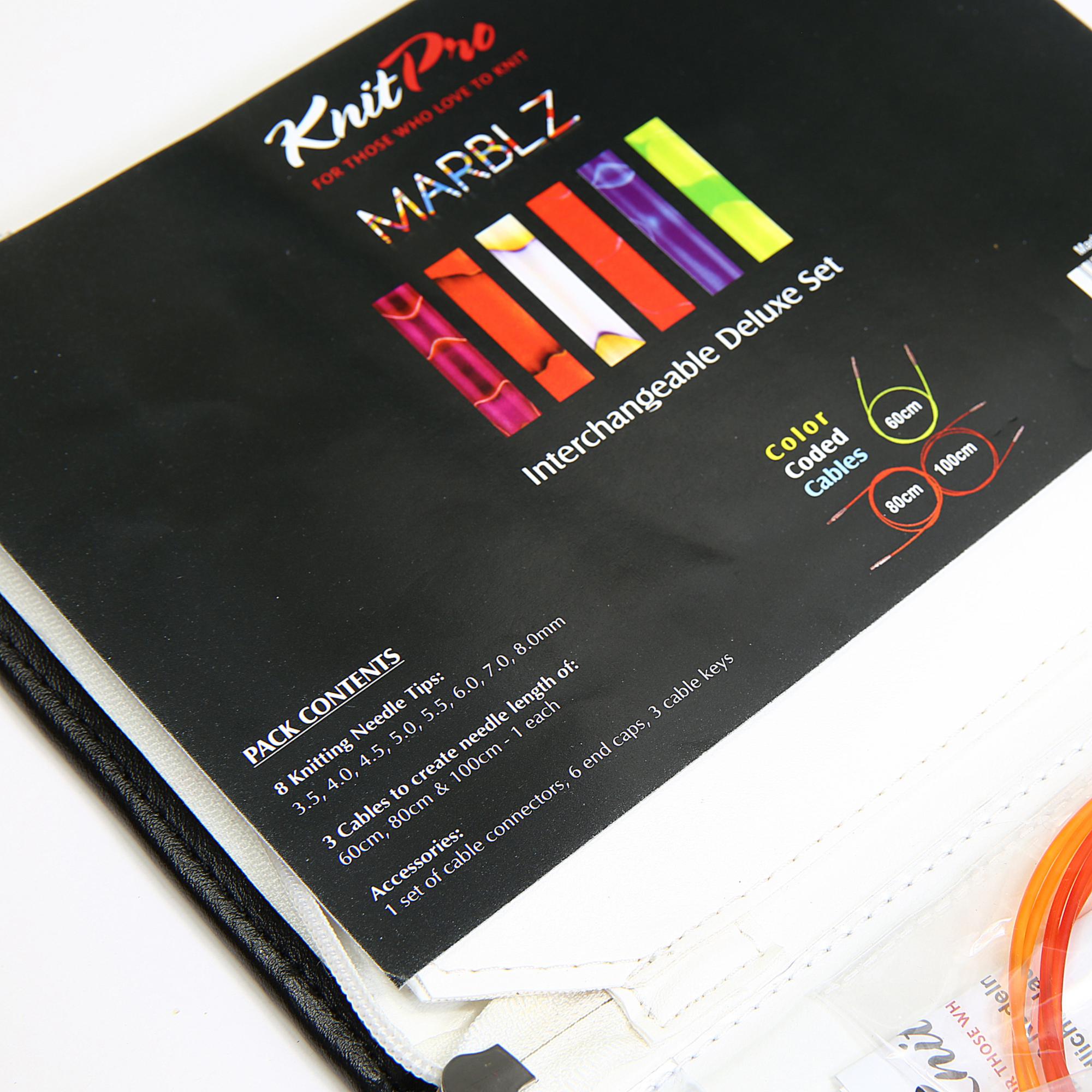71506 Набор съемных спиц Marblz Deluxe KnitPro 5 71506 Набор съемных спиц Marblz Deluxe KnitPro 5