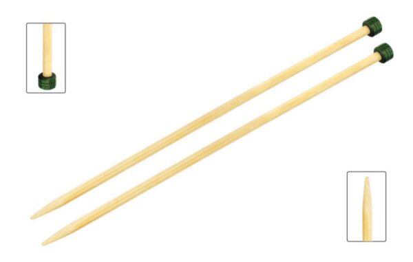Спиці прямі 33 см Bamboo KnitPro, 22446, 9.00 мм Спиці прямі 33 см Bamboo KnitPro, 22446, 9.00 мм