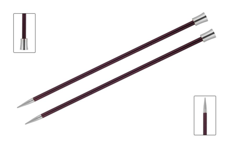 Спиці прямі 25 см Zing KnitPro, 47243, 6.00 мм Спиці прямі 25 см Zing KnitPro, 47243, 6.00 мм