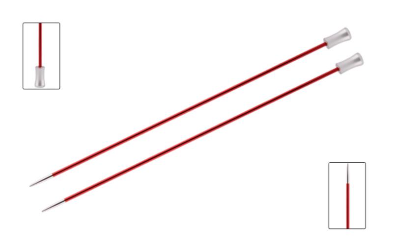 Спиці прямі 25 см Zing KnitPro, 47247, 9.00 мм Спиці прямі 25 см Zing KnitPro, 47247, 9.00 мм
