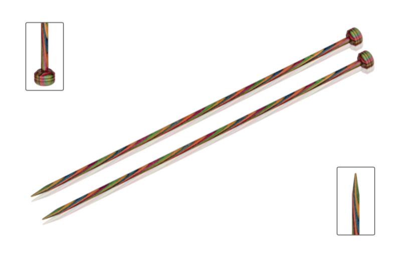 Спиці прямі 40 см Symfonie Wood KnitPro, 20258, 5.50 мм
