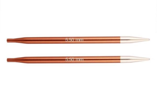 Спицы съемные короткие Zing KnitPro, 47526, 5.50 мм
