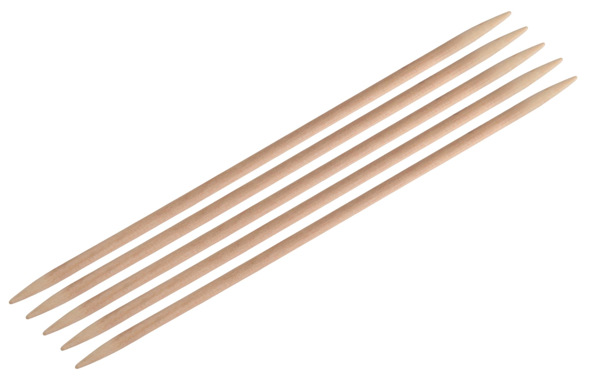 Спиці шкарпеткові 20 см Basix Birch Wood KnitPro, 35119, 5.00 мм Спиці шкарпеткові 20 см Basix Birch Wood KnitPro, 35119, 5.00 мм