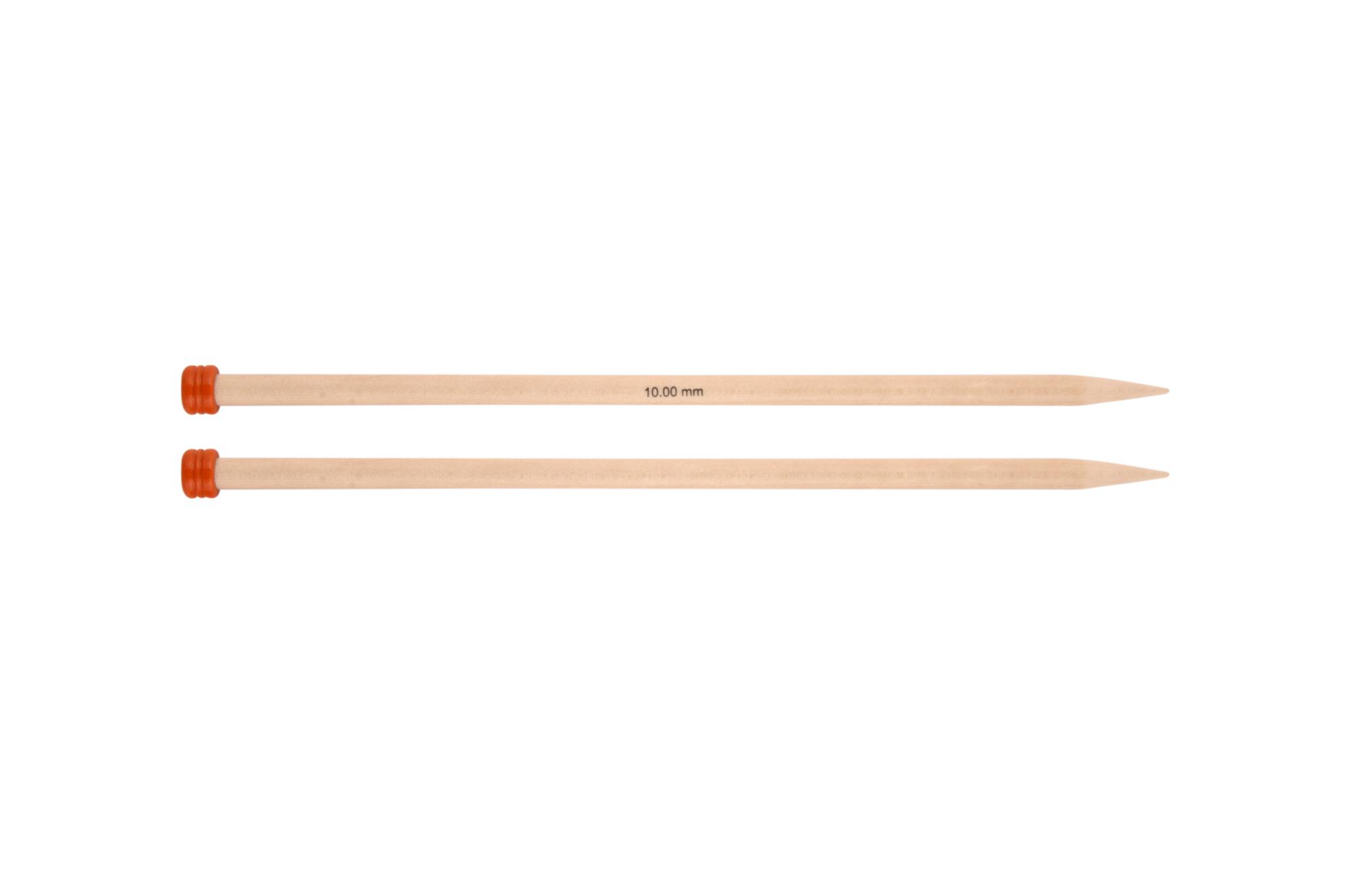 Спиці прямі 35 см Basix Birch Wood KnitPro, 35267, 10.00 мм Спиці прямі 35 см Basix Birch Wood KnitPro, 35267, 10.00 мм