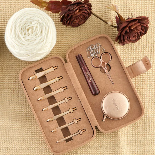 30982 Набір знімних гачків для в'язання "Chunky" Oasis Rose Gold KnitPro 30982 Набір знімних гачків для в'язання "Chunky" Oasis Rose Gold KnitPro