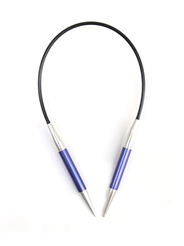 Спицы круговые 22.5 см Zing KnitPro, 47089, 4.50 мм Спицы круговые 22.5 см Zing KnitPro, 47089, 4.50 мм