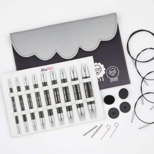 41635 Набір знімних спиць Deluxe Karbonz KnitPro 41635 Набір знімних спиць Deluxe Karbonz KnitPro