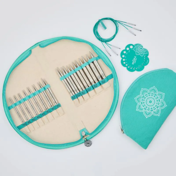 36303 Набір знімних поворотних металевих спиць 13см "Affection Set" Mindful Collection KnitPro 36303 Набір знімних поворотних металевих спиць 13см "Affection Set" Mindful Collection KnitPro